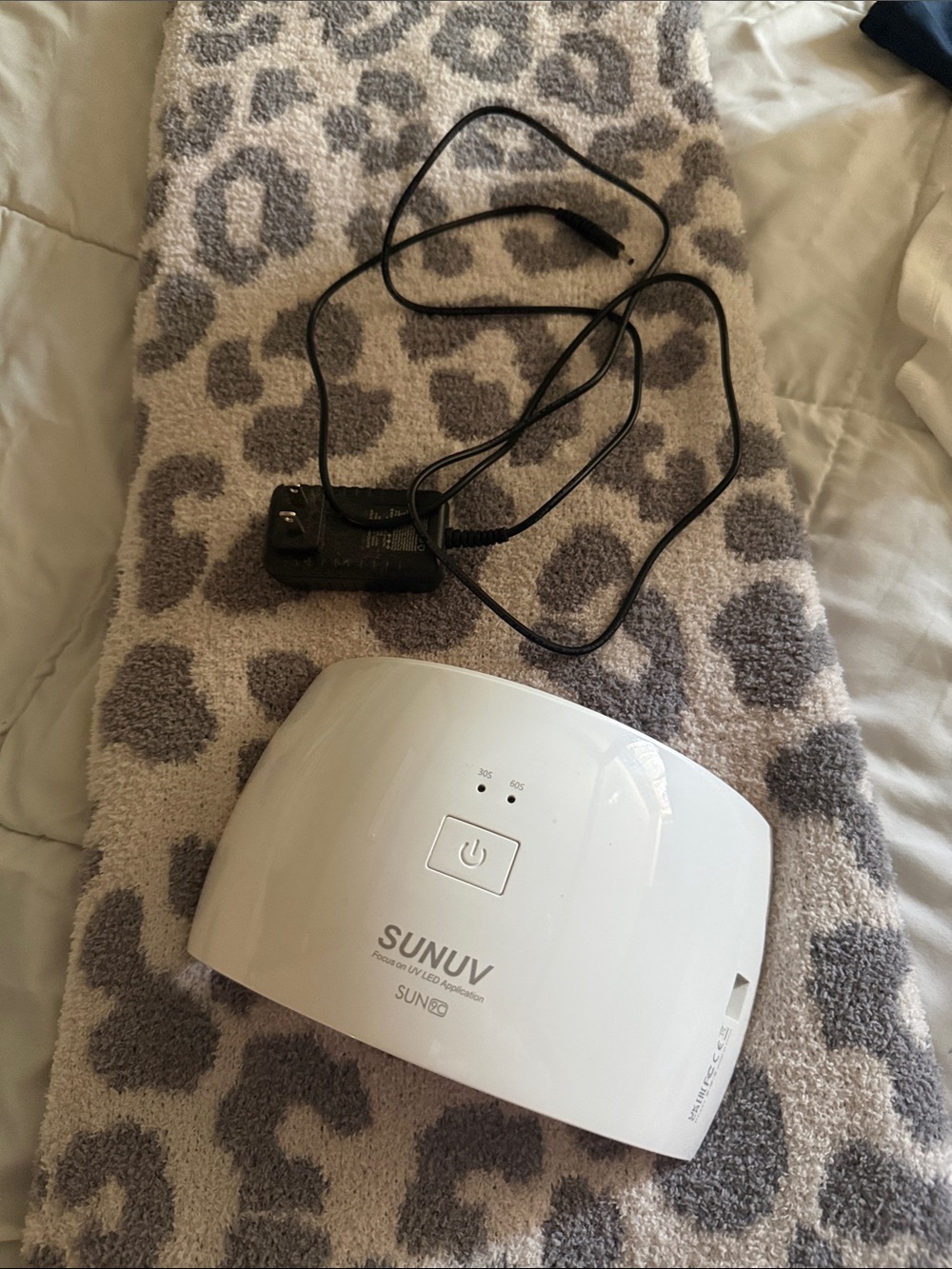 SUNUV White LED Nail Lamp - Portable UV/LED Gel Dryer